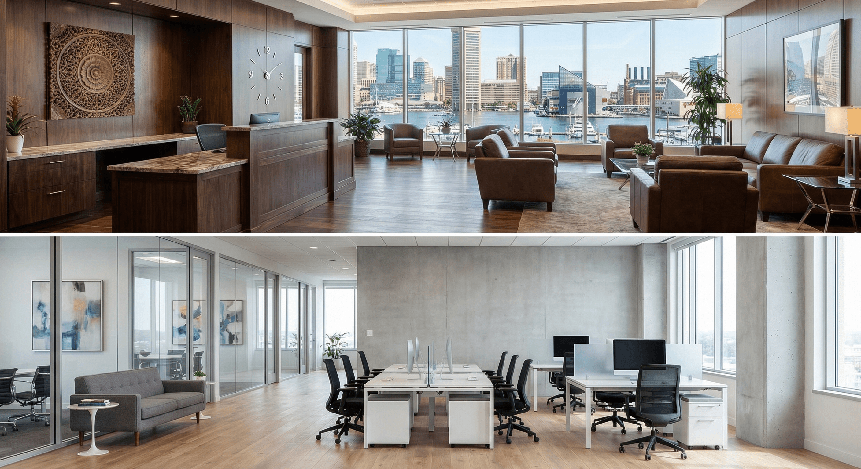 S&P Interiors — commercial office environments